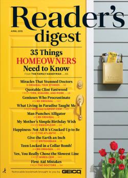 Reader's Digest USA - April 2015