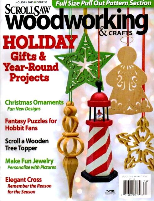 Scrollsaw Woodworking &amp; Crafts #53, Holiday 2013 » Free PDF magazines 
